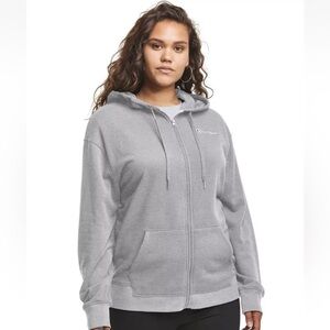 Champion Gray Zip-Up Hoodie